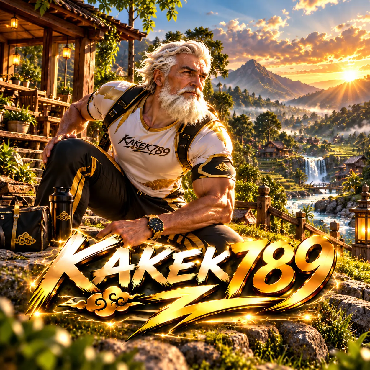 Light exercise guide for seniors in Kakek789 app